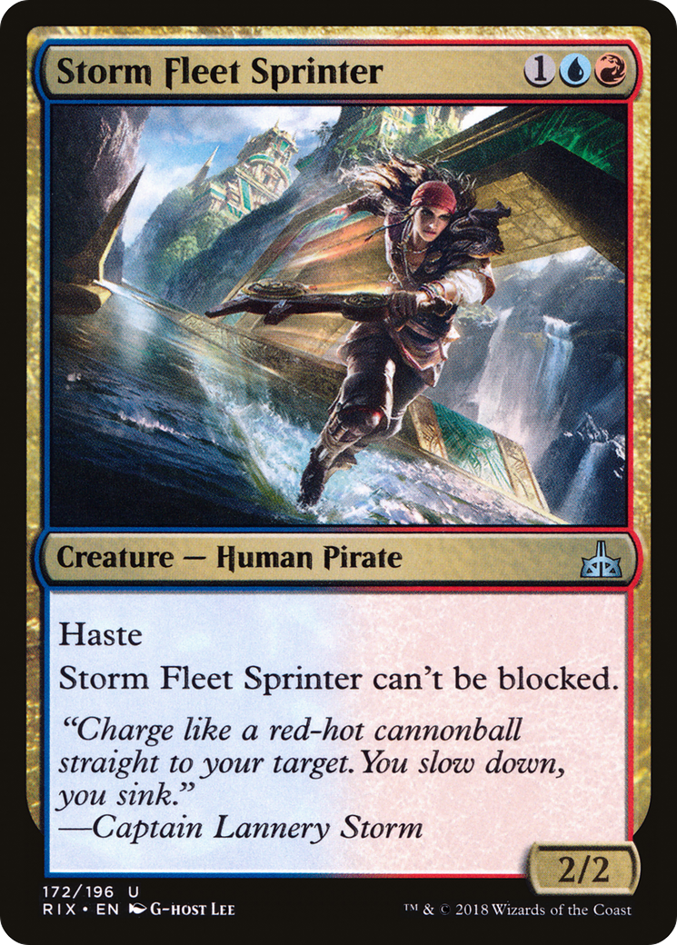 Storm Fleet Sprinter (RIX-172) - Rivals of Ixalan Foil
