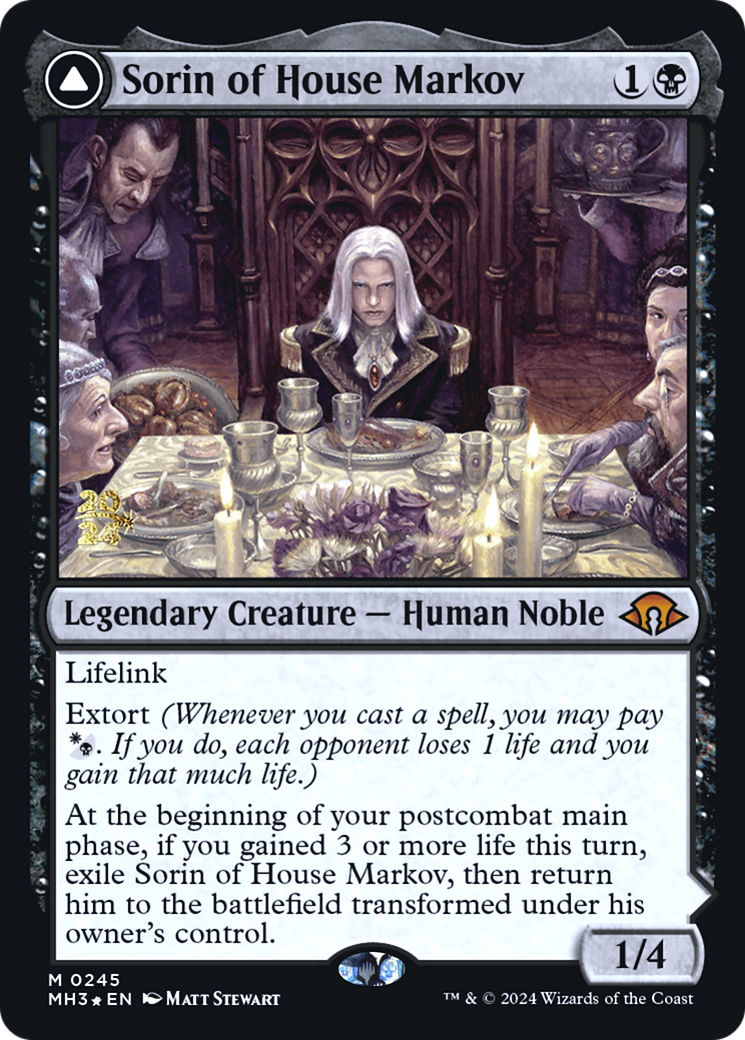 Sorin of House Markov (PRE-245) - Modern Horizons 3 Promos Foil