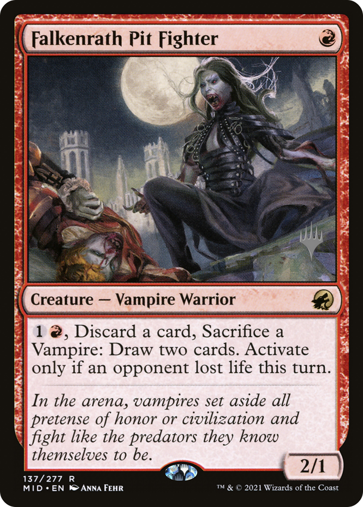 Falkenrath Pit Fighter (PPMID-137) - Innistrad: Midnight Hunt Promos