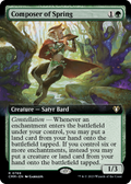Composer of Spring (Extended Art) (CMM-769) - Commander Masters: (Extended Art)