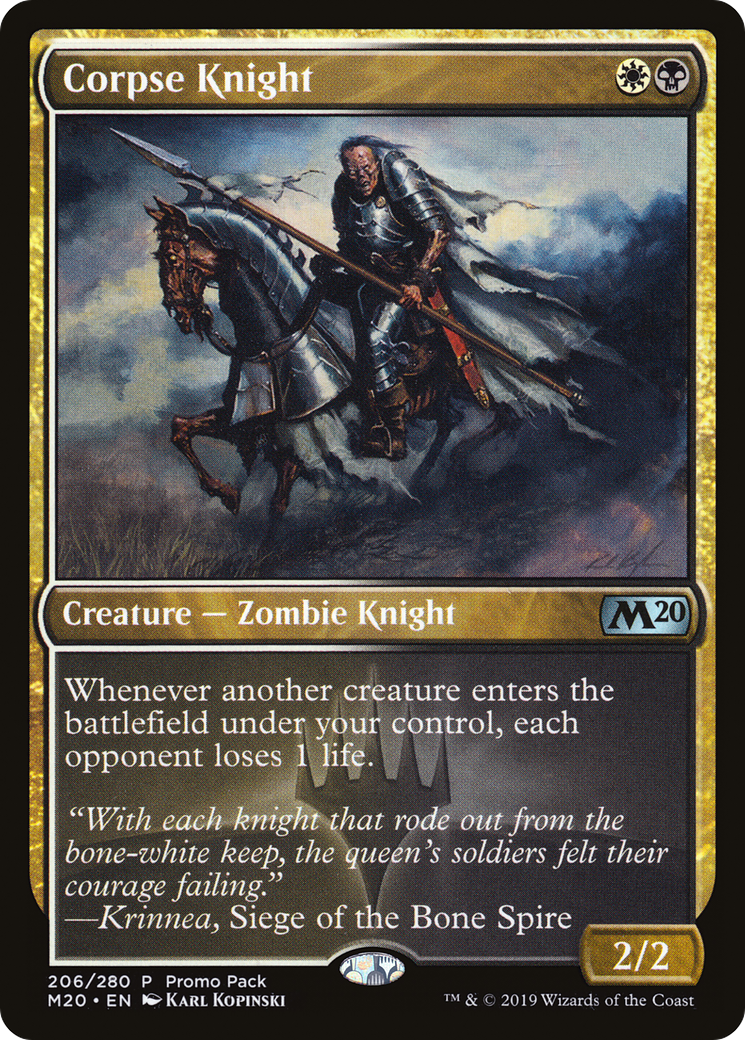 Corpse Knight (PPM20-206) - Core Set 2020 Promos