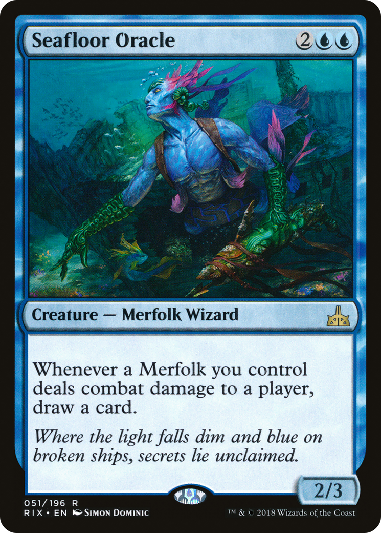 Seafloor Oracle (RIX-051) - Rivals of Ixalan Foil