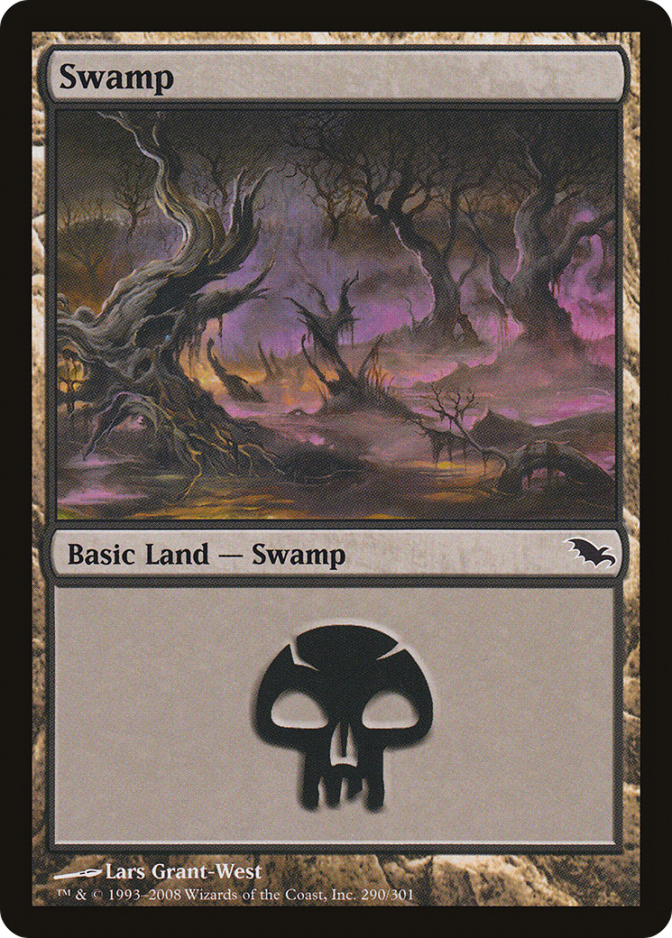 Swamp (290) (SHM-290) - Shadowmoor Foil