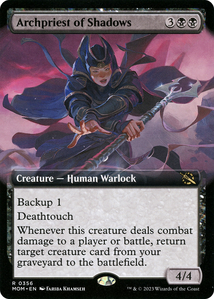 Archpriest of Shadows (Extended Art) (MOM-356) - March of the Machine: (Extended Art) Foil
