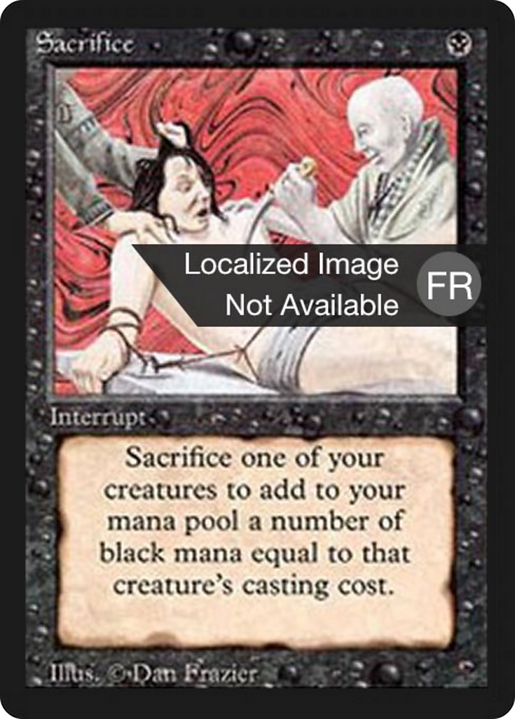 Sacrifice (FBB-) - Foreign Black Border