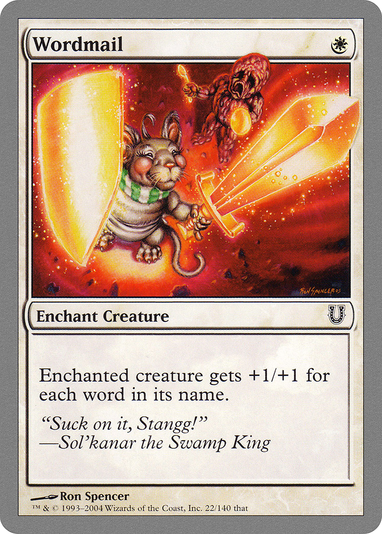 Wordmail (UNH-022) - Unhinged Foil