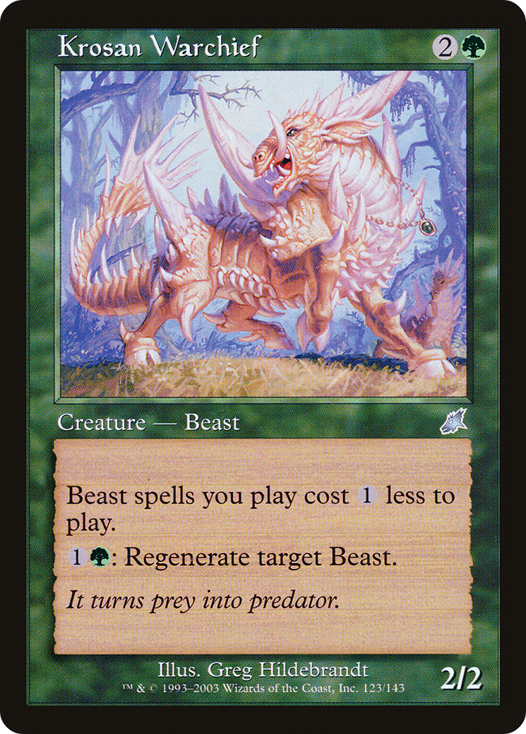Krosan Warchief (SCG-123) - Scourge Foil