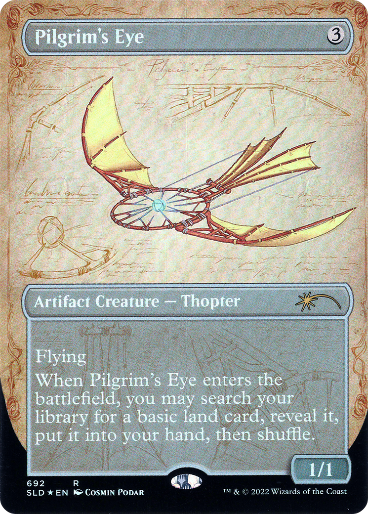 Pilgrim's Eye (Borderless) (SLD-692) - Secret Lair Drop Foil