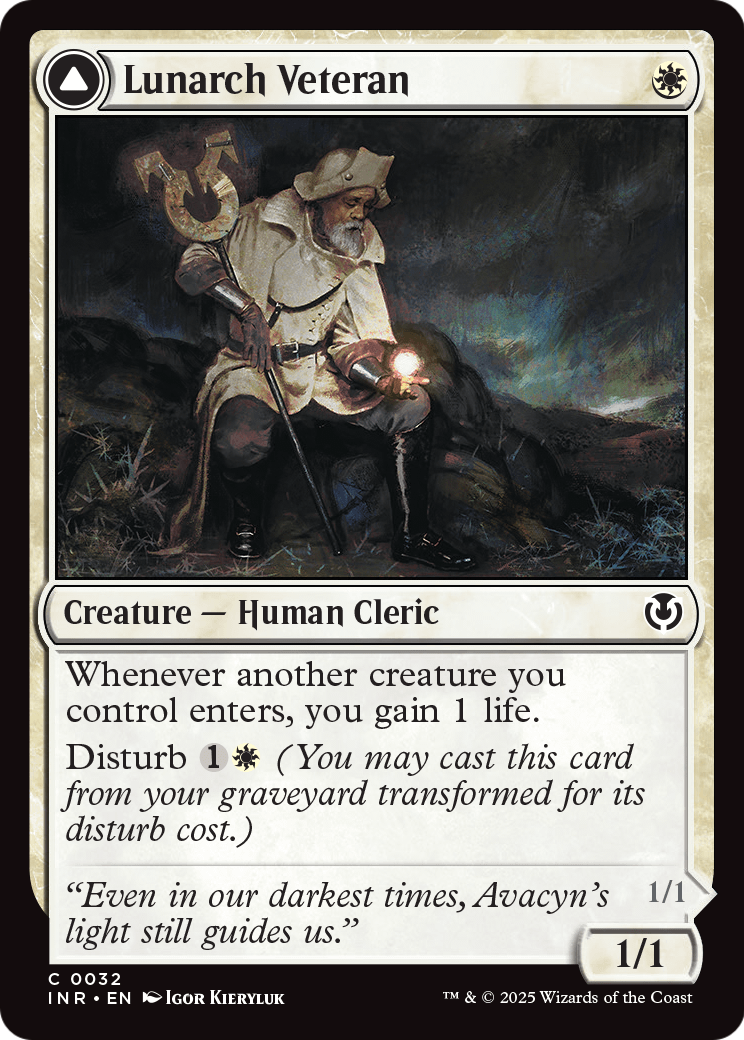 Lunarch Veteran (INR-032) - Innistrad Remastered Foil