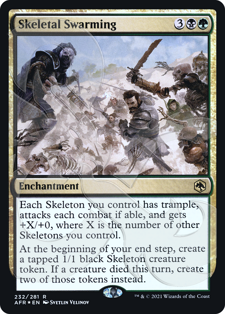 Skeletal Swarming (AFR&-232) - Adventures in the Forgotten Realms Promos Foil
