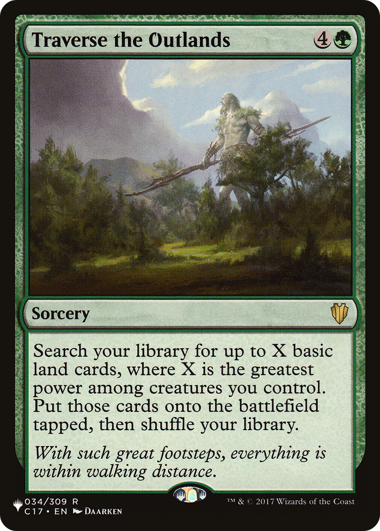 Traverse the Outlands (LIST-C17-34) - The List