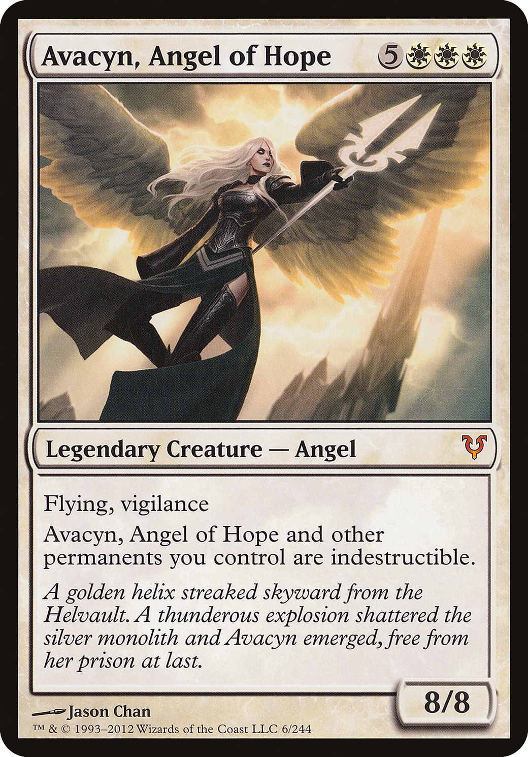 Avacyn, Angel of Hope (Avacyn Restored) (OVER-006) - Open the Helvault