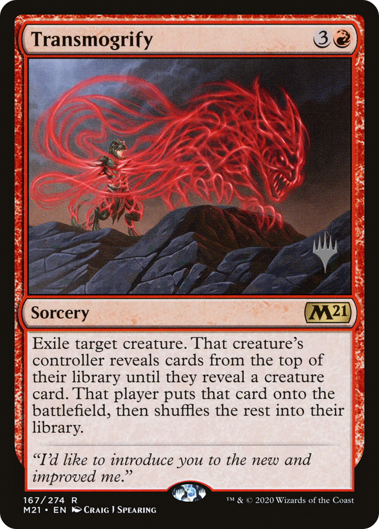 Transmogrify (PPM21-167) - Core Set 2021 Promos Foil