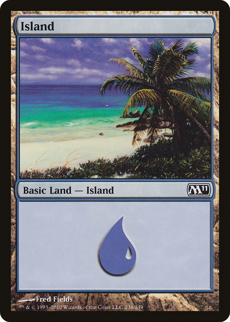 Island (236) (M11-236) - Magic 2011 Foil