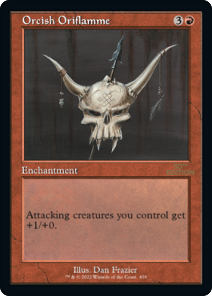 Orcish Oriflamme (Retro Frame) (30A-459) - 30th Anniversary Edition