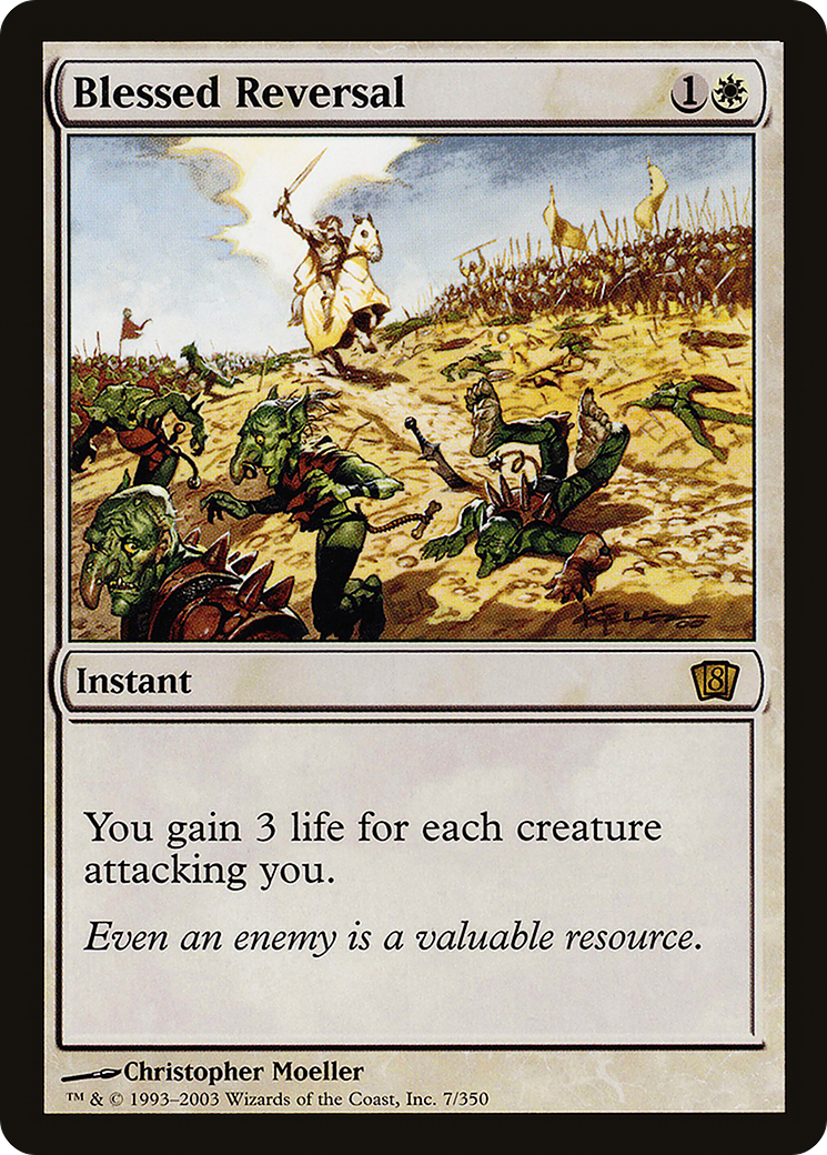 Blessed Reversal (8ED-007) - 8th Edition Foil