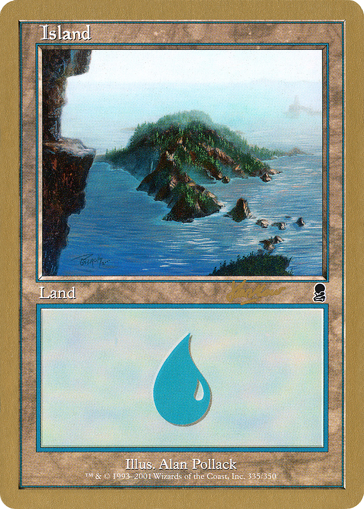 Island (335) - 2002 Sim Han How (ODY) (WCD-) - World Championship Decks 2002