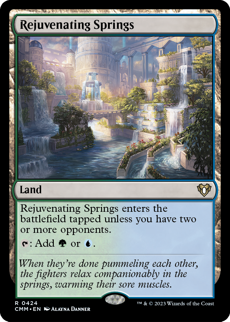 Rejuvenating Springs (CMM-424) - Commander Masters Foil