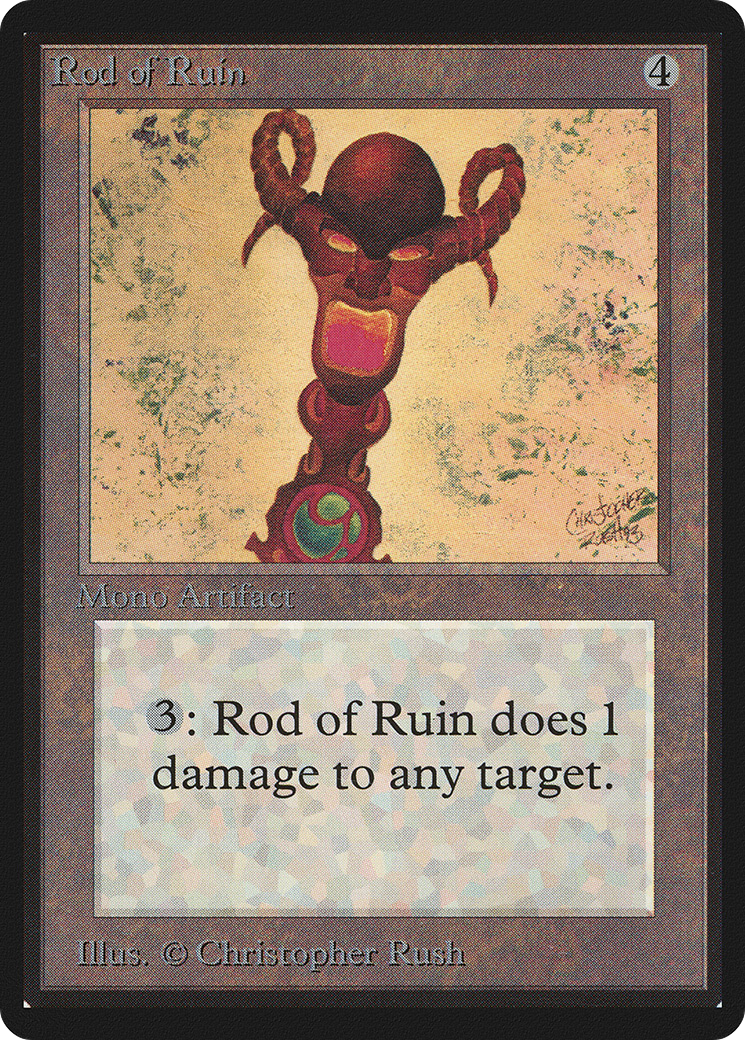 Rod of Ruin (LEB-) - Limited Edition Beta