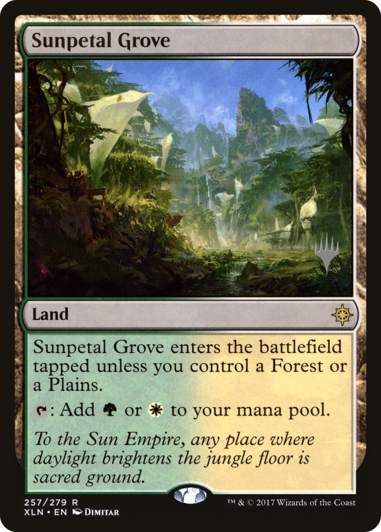 Sunpetal Grove (PPM20-257) - Ixalan Promos Foil