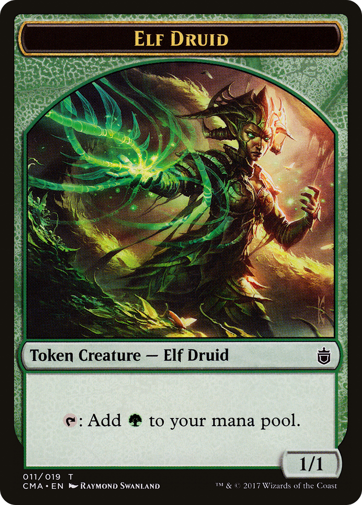 Elf Druid Token (011) (CMA-011) - Commander Anthology Tokens
