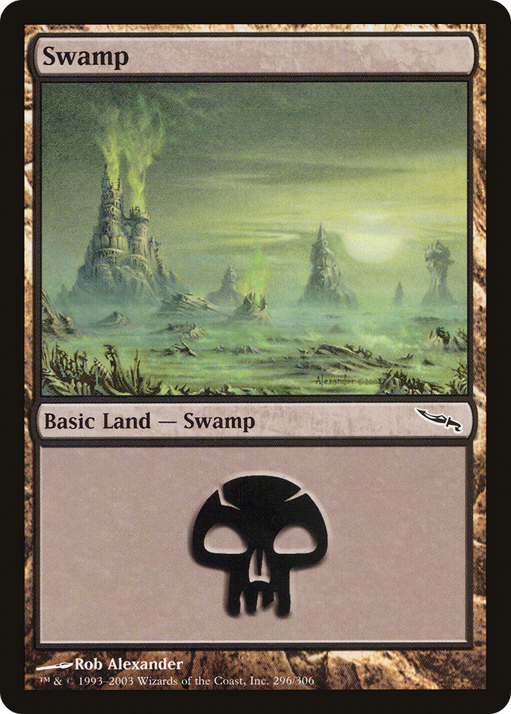 Swamp (296) (MRD-296) - Mirrodin