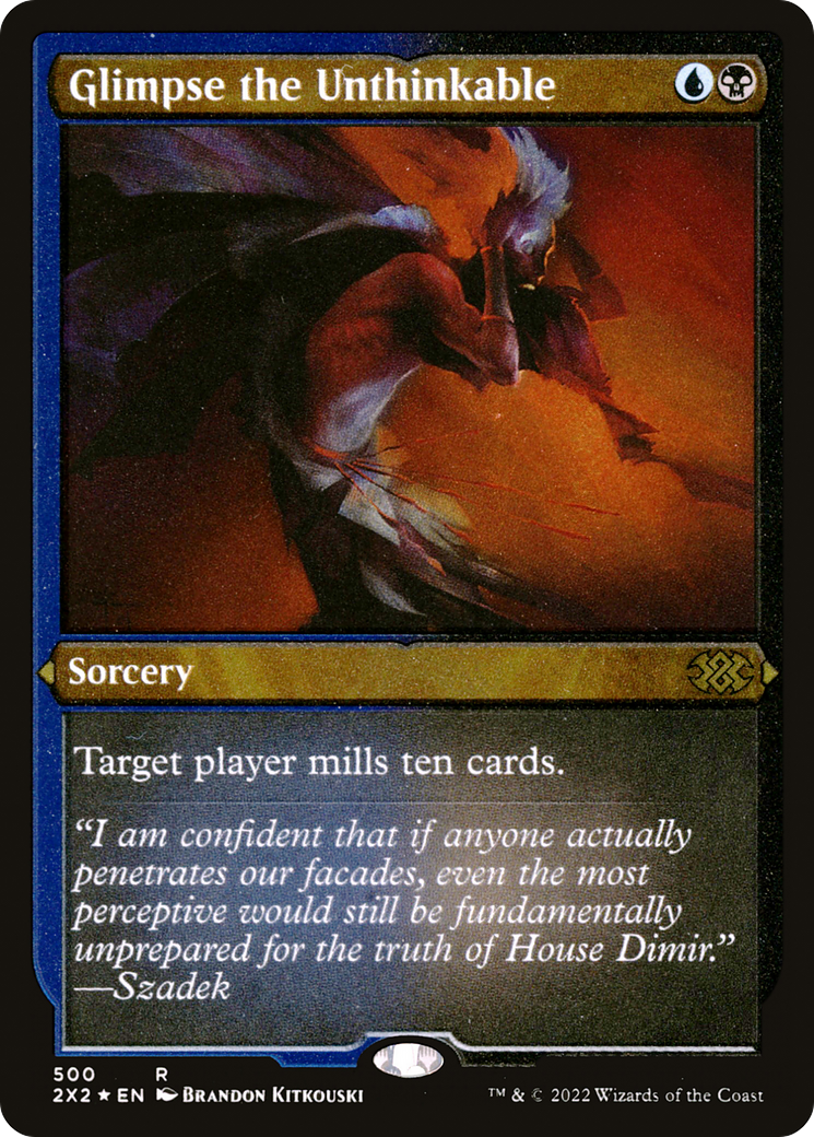 Glimpse the Unthinkable (Foil Etched) (2X2-500) - Double Masters 2022 Foil
