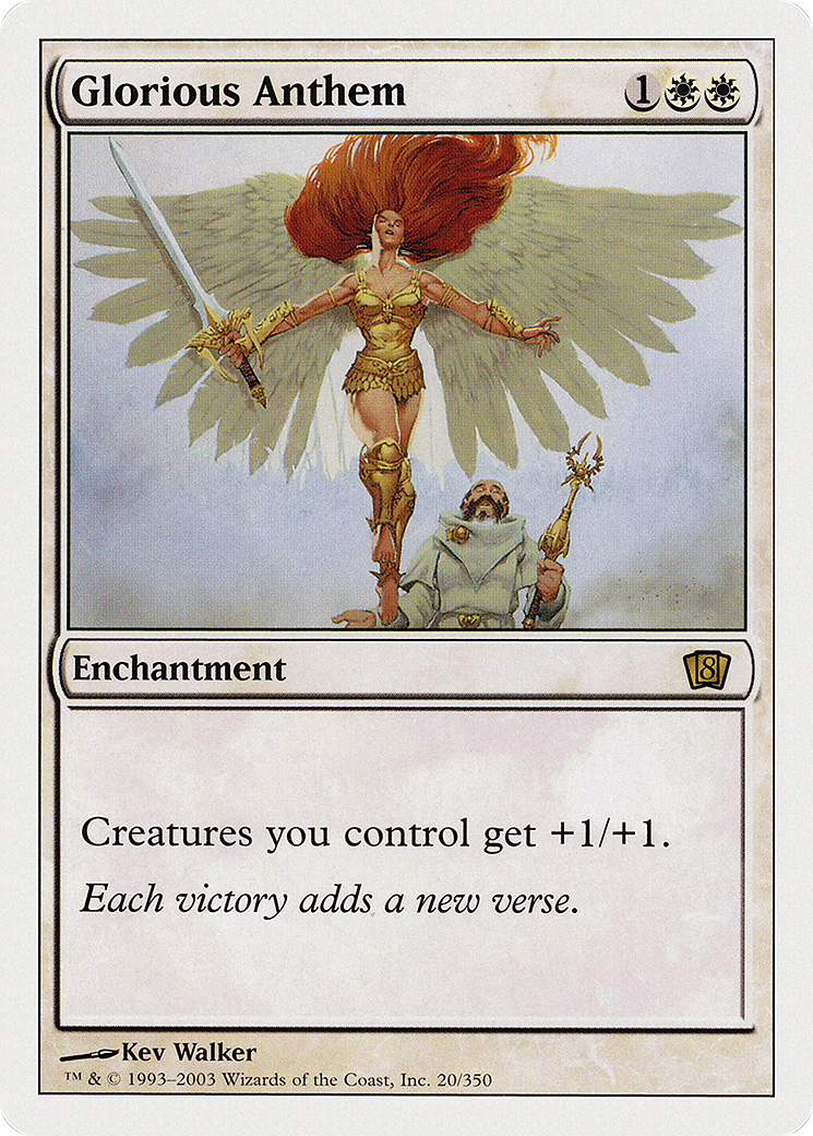 Glorious Anthem (8ED-020) - 8th Edition