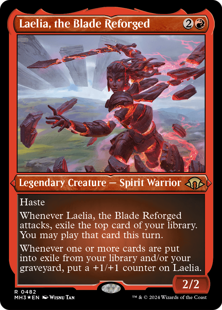 Laelia, the Blade Reforged (Foil Etched) (MH3-482) - Modern Horizons 3 Foil