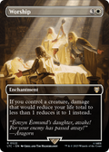 Worship (Borderless) (LTC-522) - Tales of Middle-earth Commander Foil
