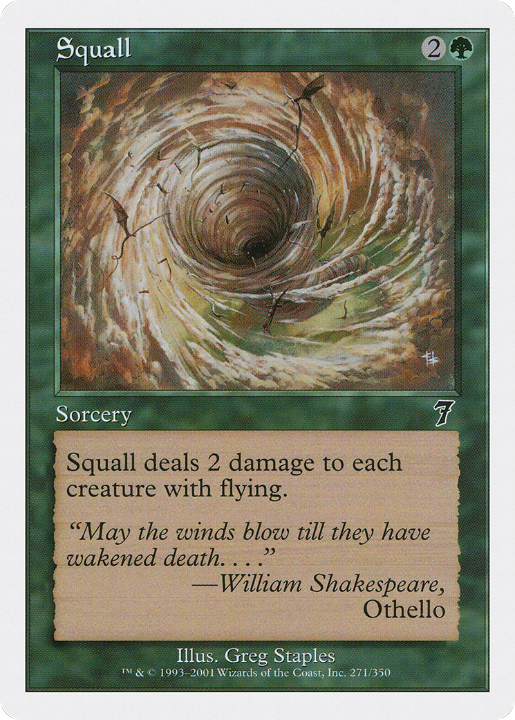 Squall (7ED-271) - 7th Edition Foil