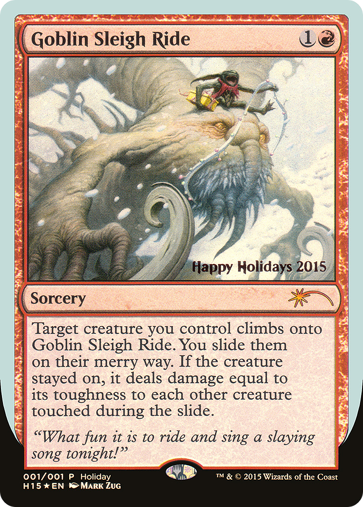 Goblin Sleigh Ride (SPECIAL-001) - Happy Holidays Foil