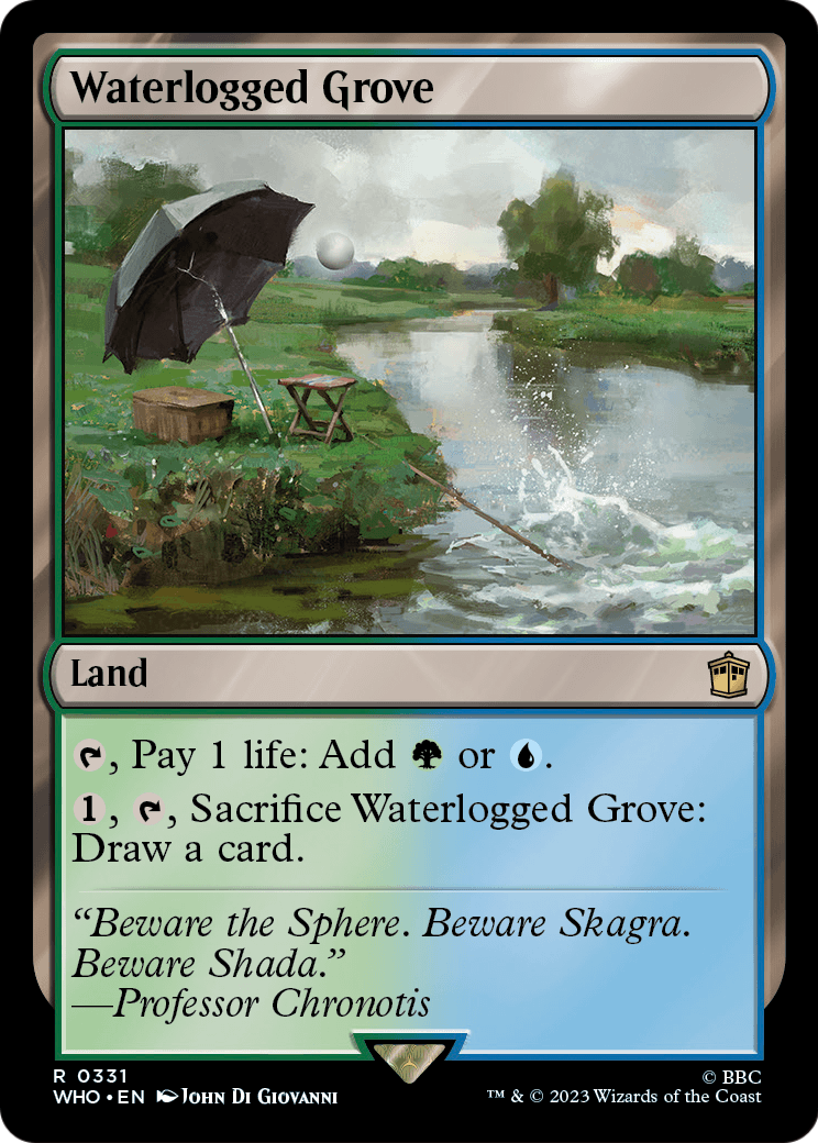 Waterlogged Grove (WHO-331) - Doctor Who Foil