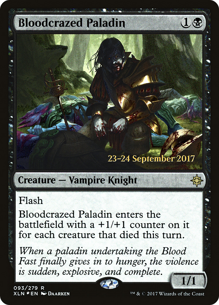 Bloodcrazed Paladin (PRE-93S) - Ixalan Promos Foil