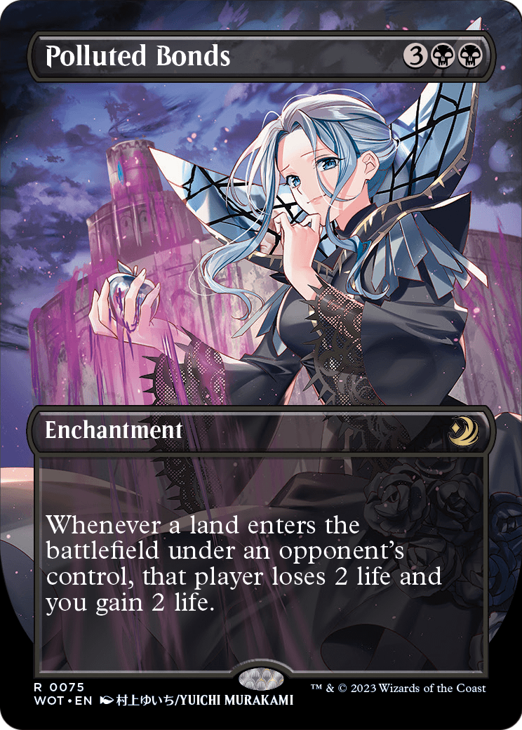 Polluted Bonds (Anime Borderless) (WOT-075) - Wilds of Eldraine: Enchanting Tales Foil