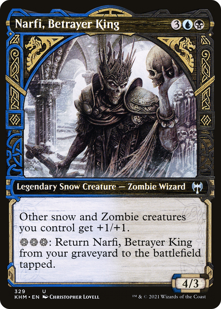 Narfi, Betrayer King (Showcase) (KHM-329) - Kaldheim: (Showcase) Foil
