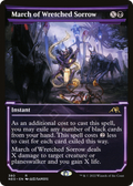 March of Wretched Sorrow (Showcase) (NEO-380) - Kamigawa: Neon Dynasty: (Showcase)