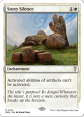 Stony Silence (White Border) (MB2-021) - Mystery Booster 2