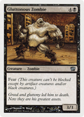 Gluttonous Zombie (8ED-136) - 8th Edition Foil