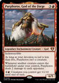 Purphoros, God of the Forge (CMM-246) - Commander Masters: (enchantment) Foil