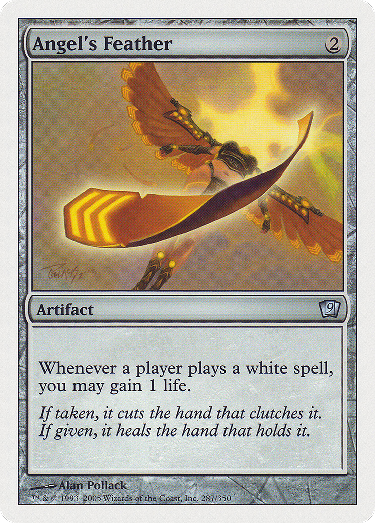Angel's Feather (9ED-287) - 9th Edition Foil