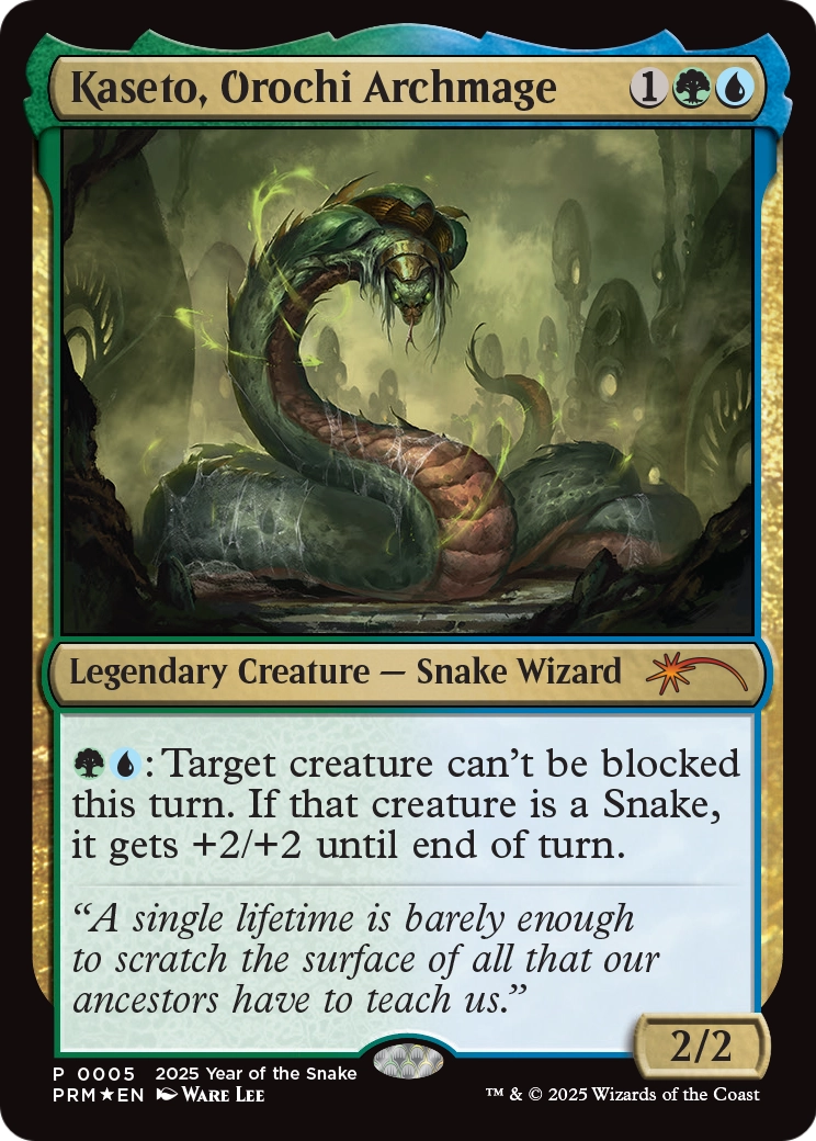 Kaseto, Orochi Archmage (Year of the Snake 2025) (SSP-005) - Standard Showdown Promos Foil