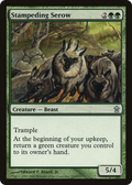 Stampeding Serow (SOK-150) - Saviors of Kamigawa Foil