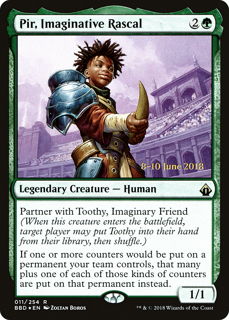 Pir, Imaginative Rascal (LARP-011) - Battlebond Promos Foil
