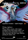 Shiko, Paragon of the Way (Borderless) (TDM-370) - Tarkir: Dragonstorm: (Showcase)