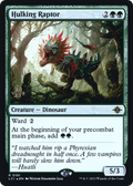 Hulking Raptor (PRE-191) - The Lost Caverns of Ixalan Promos Foil