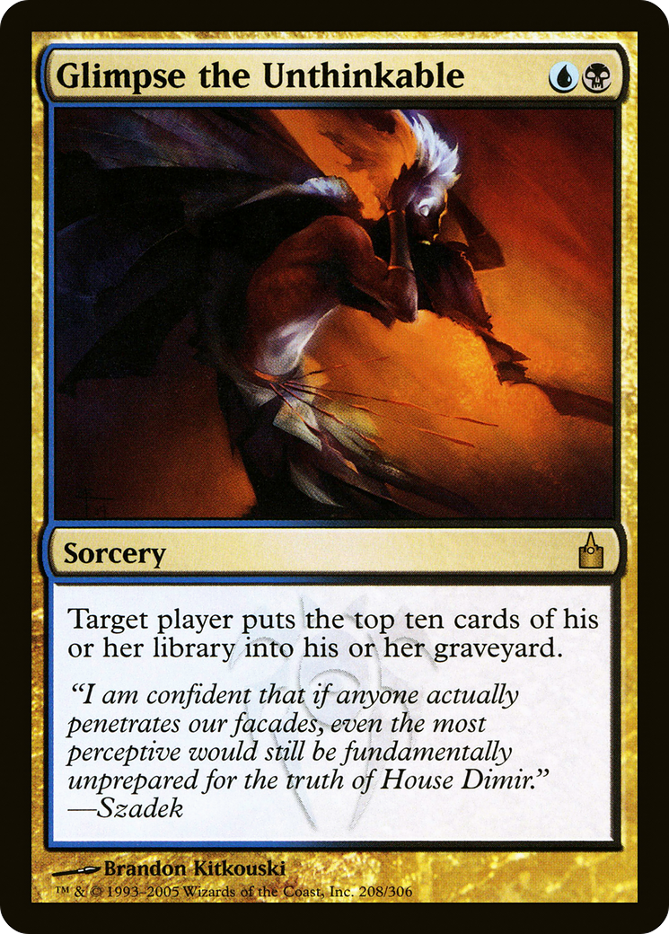 Glimpse the Unthinkable (RAV-208) - Ravnica: City of Guilds
