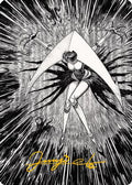 Elesh Norn, Mother of Machines Art Card (64/81) (Gold-Stamped Signature) (ASONE-064) - Art Series: Phyrexia: All Will Be One
