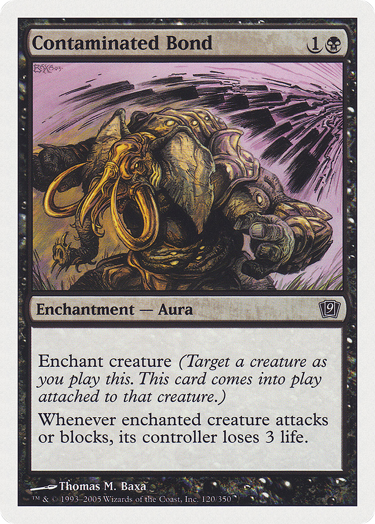 Contaminated Bond (9ED-120) - 9th Edition Foil