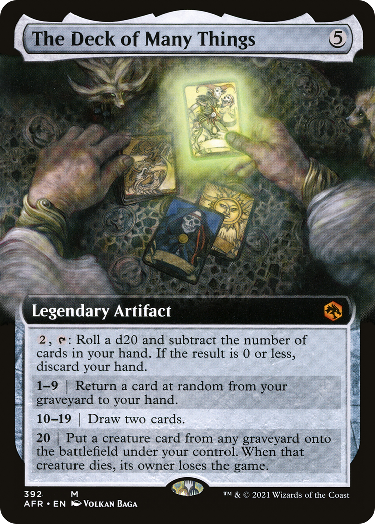 The Deck of Many Things (Extended Art) (AFR-392) - Adventures in the Forgotten Realms: (Extended Art) Foil